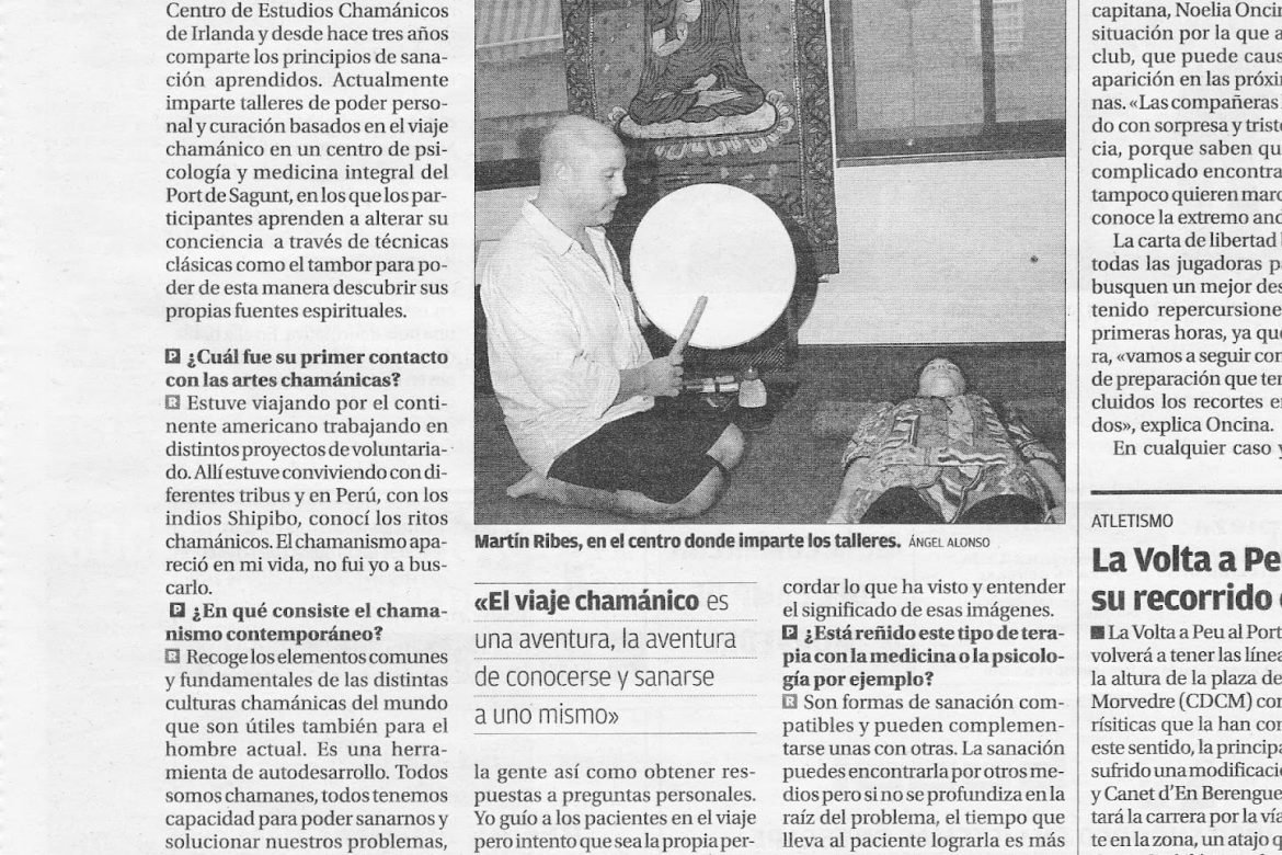 Entrevista en el Diario El Levante