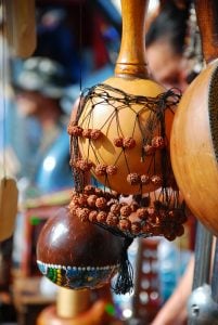 La maraca como instrumento para rituales chamánicos